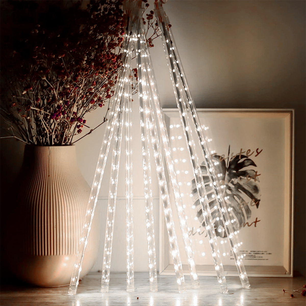 Luces Led Lluvia de Estrellas 30cm