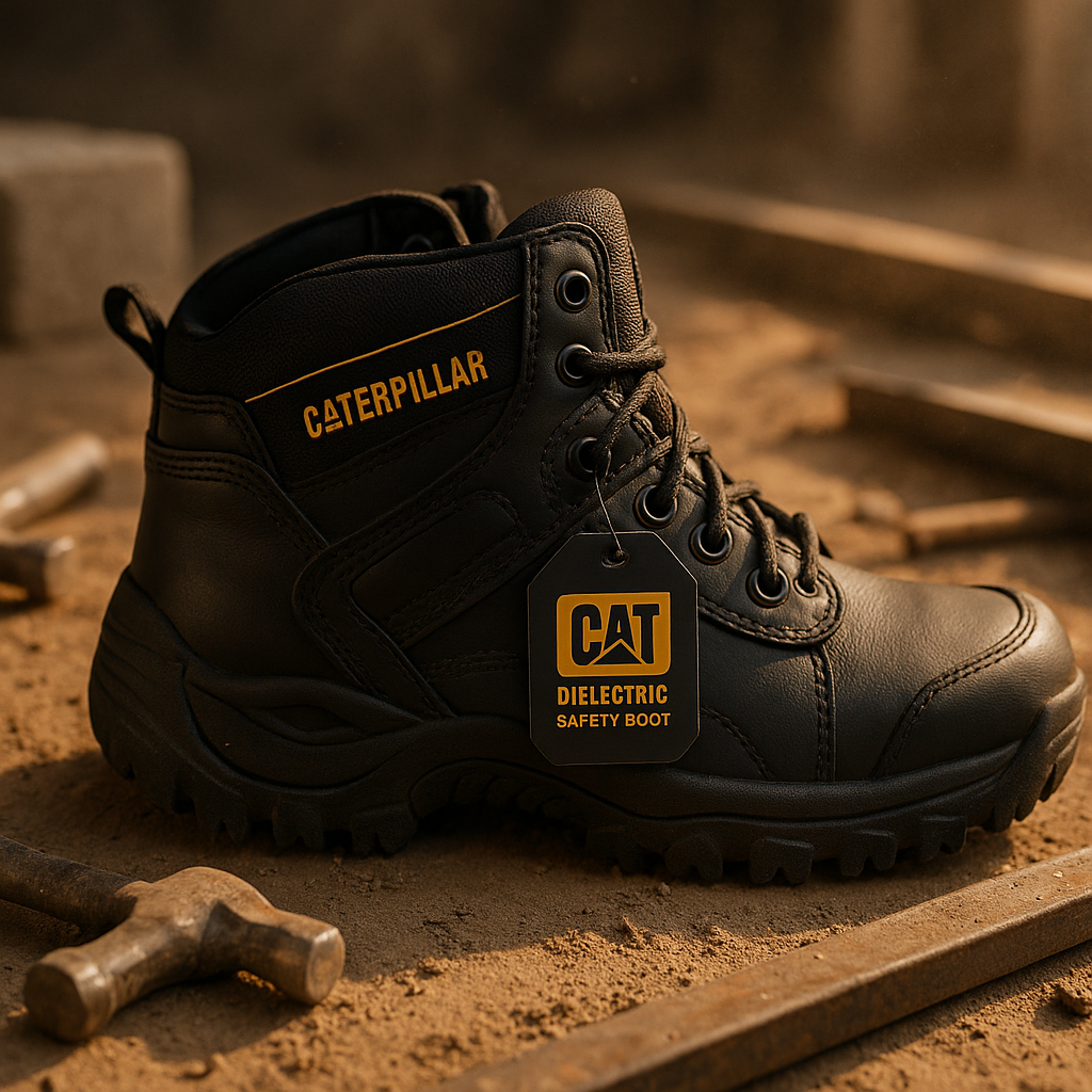 Bota Caterpillar 1333 Negro (Con Puntera