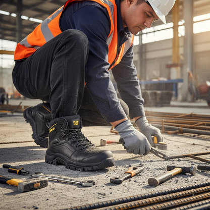 Bota Caterpillar 1333 Negro (Con Puntera